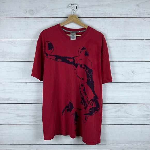 Vintage Y2K Lebron James Nike T-Shirt Large